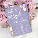 Search for flowers bar bat mitzvah invitations Girl