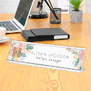 Search for floral name plates Bohemian