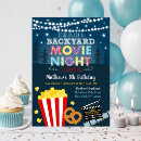 Search for backyard movie invitations Movie night party
