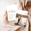 Search for post wedding reception invitations Black and white