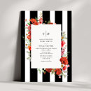 Search for floral stripes invitations Daisy