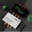 Search for neon green business cards Cool