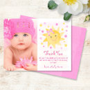 Search for sunshine thank you cards Little ray of sunshine