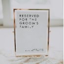 Search for reserved wedding signs Black and white