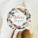 Search for boho feather stickers Watercolor floral
