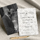 Search for monogram save the dates Black and white