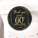 Search for surprise party stickers 60th birthday