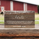 Search for direction wedding enclosure cards Rustic