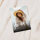 Search for she did it invitations Party