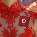 Search for red weddings badges Bride