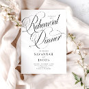 Search for white rehearsal dinner invitations Typography