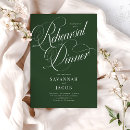 Search for woodland rehearsal dinner invitations Elegant