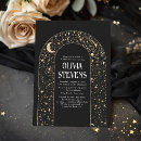 Search for moon and stars bridal shower invitations Bride