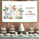 Search for safari banners Boy birthday