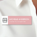 Search for pink name tags With magnetic back