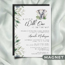 Search for safari elephant baby shower invitations A little wild one