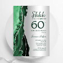 Search for green surprise 60th birthday invitations Elegant