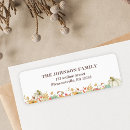 Search for harvest return address labels Floral