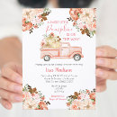 Search for peach and pink baby shower invitations Greenery