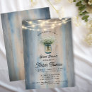 Search for mason jar bridal shower invitations Babys breath