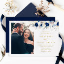 Search for blue gold and white wedding invitations Botanical