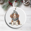 Search for brittany spaniel christmas tree decorations Puppy