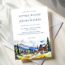 Search for cabin wedding invitations Mountain