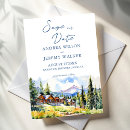 Search for cabin save the dates Watercolor