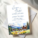 Search for cabin save the dates Watercolor