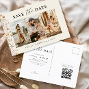 Search for save the date wedding announcement cards Qr code