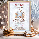 Search for hot chocolate christmas invitations Cookies and cocoa