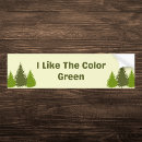 Search for outdoors bumper stickers Green