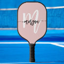Search for cute pickleball paddles Monogrammed
