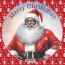 Search for african american santa claus stickers Black
