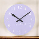 Search for lavender clocks Girly