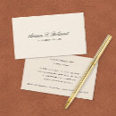 Search for plain cream business cards Elegant