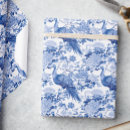 Search for blue and white floral wrapping paper Preppy