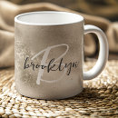 Search for gold foil coffee mugs Calligraphy