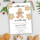 Search for gingerbread man invitations Winter