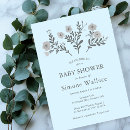 Search for elegant floral baby shower invitations Modern
