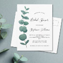 Search for natural bridal shower invitations Chic