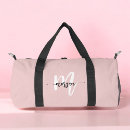 Search for trendy modern handwriting script gym bags Pink