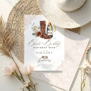 Search for champagne bottle invitations Western