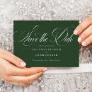 Search for forest green save the dates Formal