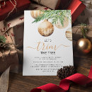 Search for tree trimming party invitations Modern