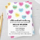 Search for candy heart baby shower invitations Modern