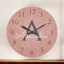 Search for glitter clocks Pink