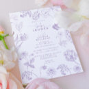 Search for lilac baby shower invitations Elegant
