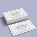 Search for simple one sided business cards Black and white
