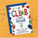 Search for rock climbing birthday invitations Cool